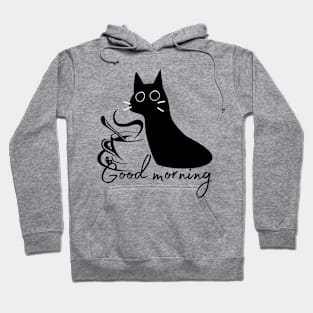 Cat Lover Coffee Lover Hoodie